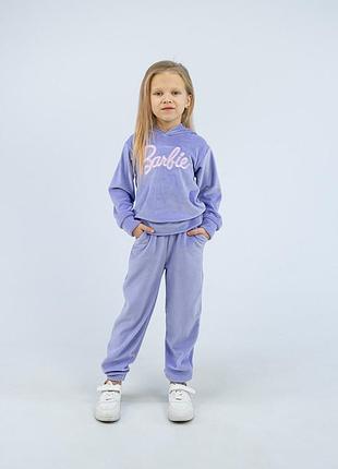 Розовый костюм барби, велюровый костюм barbi, красивый костюм для девушек, демисезонный костюм велюровый6 фото