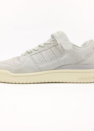 Мужские кроссовки adidas forum low grey адедас форум серого цвета