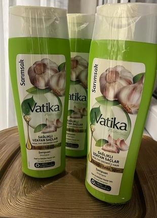 Vatika - шампунь с чесноком.