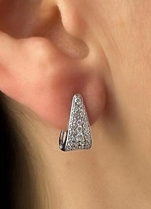 Серьги серебро 925'