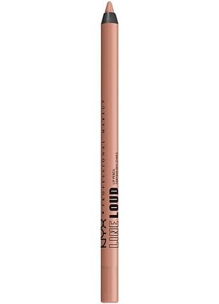 Олівець стійкий для губ нюд, nyx professional makeup nyx professional line loud lip liner олівець для губ