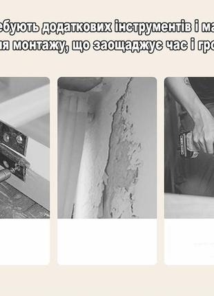 Крючки самоклеющиеся крепление для картин, рамок и мелочей, на клеевой основе набор 5шт9 фото