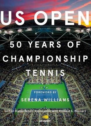 Коллекционная книга для любителей тенниса подарок боссу us open 50 years championship