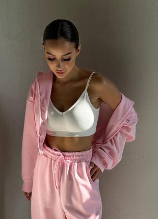 7️⃣0️⃣0️| грн спортивный костюм женский джоггеры+укороченная кофта
