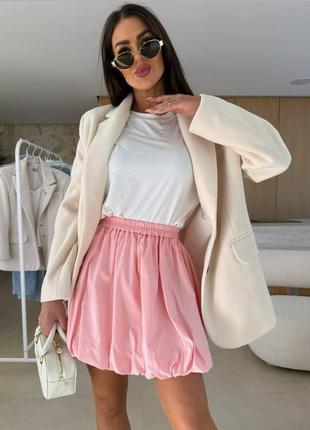 Юбка короткая мини баллонная