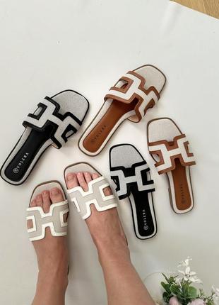 Шльопки парусина