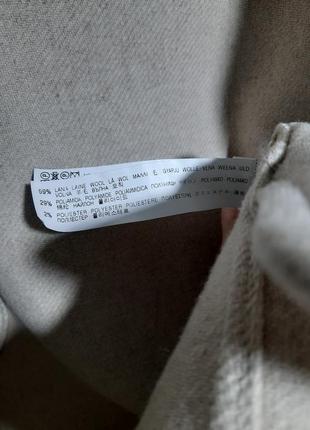 Кардиган шерстяной бомбер- худи с капюшоном zara wool coat boombier10 фото