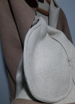 Кардиган шерстяной бомбер- худи с капюшоном zara wool coat boombier8 фото