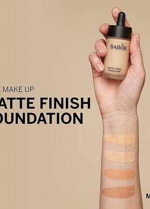 Тональний крем для змішаної та жирної шкіри babor matte finish, тестер, новий оригінал