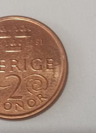 Швеція 2 крони 2016 р.
