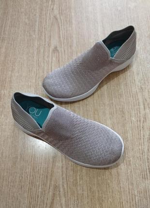 Мокасины you by skechers текстильные слипоны легкие