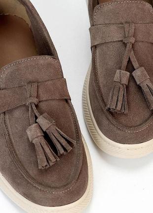 Лофери натуральна замша