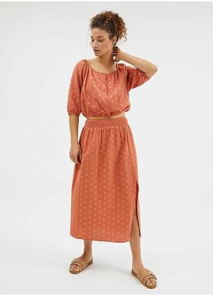 Стильная летняя миди юбка george, xxl/xxxl