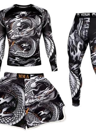 Комплект для mma venum dragon's flight 3в1 для мужчин и подростков