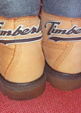 Timberland - отличные демисезонные ботинки из натуральной кожи  известного америк. бренда5 фото
