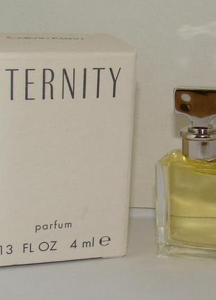 Духи calvin klein eternity 4 мл. оригинал. винтаж