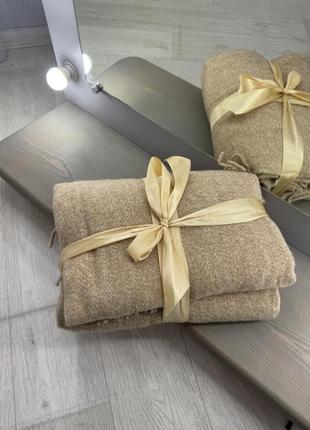 Новий плед вовняний