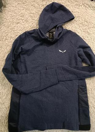 Оригинальная стильная hybrid ortles hoodie salewa fair wear alpine wool