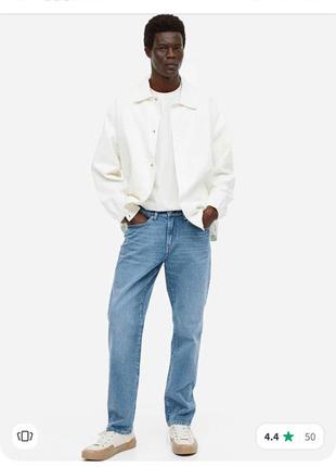 Чоловічі нові джинси h&m straight regular jeans