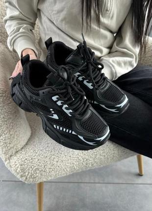 Кроссовки черные. из натуральной кожи женские спортивные туречки