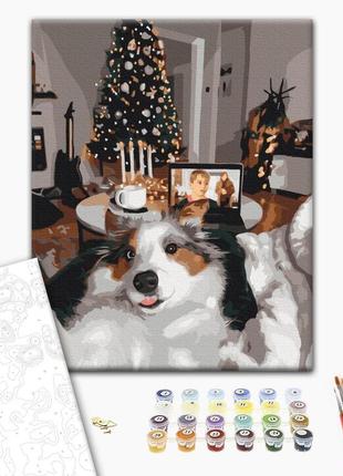 Картина за номерами новорічні друзі