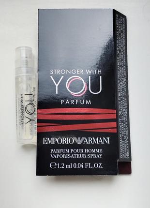 Новинка! парфюм для мужчин surv armani emporio stronger with you parfum