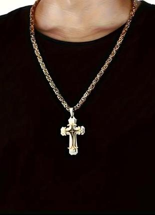 Чоловічий ланцюжок з хрестиком