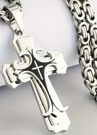 Чоловічий ланцюжок з хрестиком