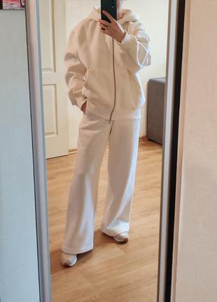 Трендовий оверсайз костюм, штани палацо zara