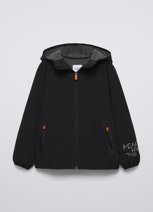 Zara куртка вітровка утеплена на хлопчика підлітка спортивна технічна толстовка зіпка дощовик зара