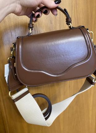 Нова модна маленька структурована сумка zara