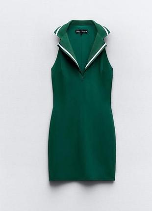 Платье теннисное zara m-l