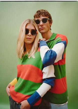 Унісекс поло лонгслів