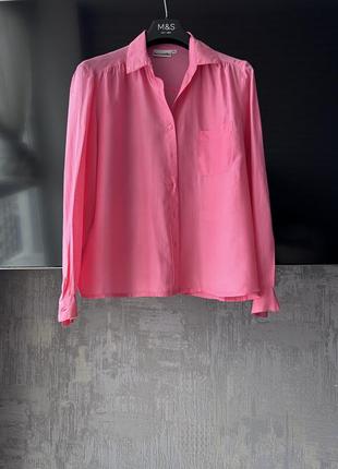 Шелковая блуза в стиле massimo dutti