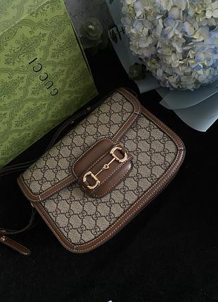 Сумка gucci коричневая