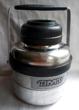 Великий радянський термос, неіржавка сталь темет, харківське виробництво.