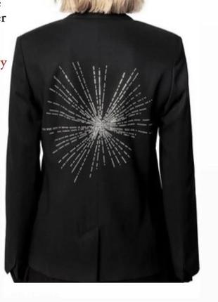 Піджак zadig & voltaire vedy solar wool, 100% шерсть