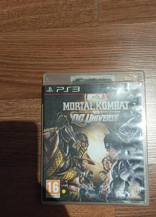 Mortal kombat dc universe pps3 (диск) бежевый в хорошем состоянии