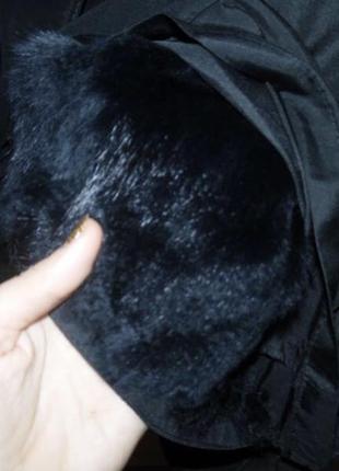 Enfinid куртка зимова довга пальто на хутрі кролика узлісся чорнобурки натуральна3 фото