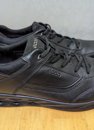 ecco leather gore-tex -кожаные водостойкие кроссовки