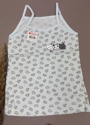 Майка для дівчинки донелла майочка для дівчинки майка для девочки турция