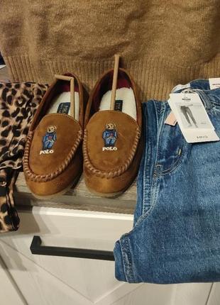 Мокасины polo bear ralph lauren6 фото