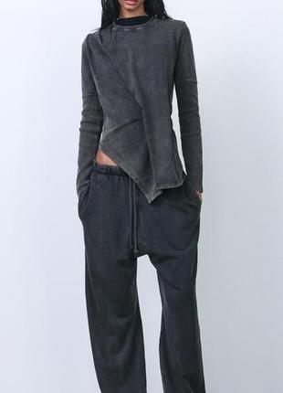 Варені спортивні штани zara вареные спортивные штаны зара