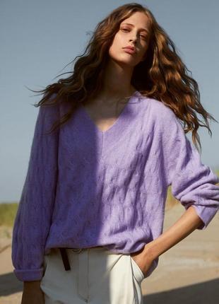 Massimo dutti светр у коси зі змішаної італійської вовни