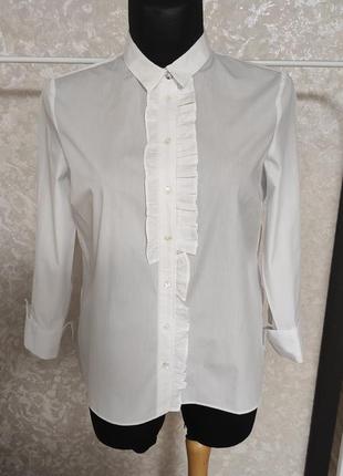 Белая блуза H&M блузы цветочки