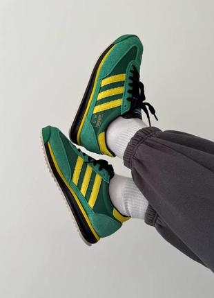 Кроссовки adidas eqt bask adv triple black mens and womens shoes rs green