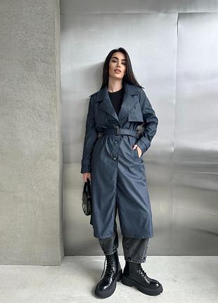 Тренч без подкладки 9