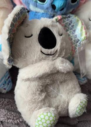 Мягкая игрушка ночник коала с функцией дыхания