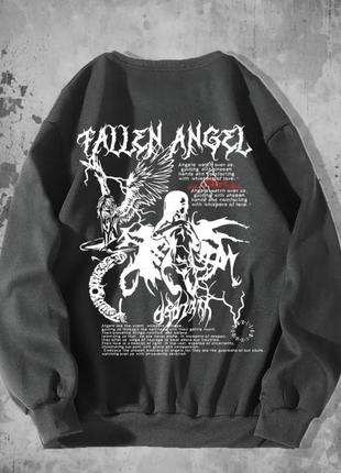Світшот унісекс fallen angel, новий