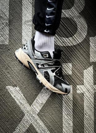 👟 кросівки   asics gel-kahana tr v2 grey black silver     / наложка bs👟